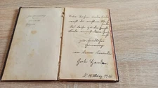 Antique German diary of a little girl. Germany. Bovaria. 1916