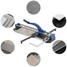 24" Manual Tile Cutter Cutting Machine 600mm Precise Industrial Heavy Duty