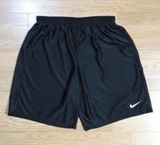 VINTAGE NIKE Silky Shiny Dazzle Basketball Shorts Black XL Made In USA Swoosh