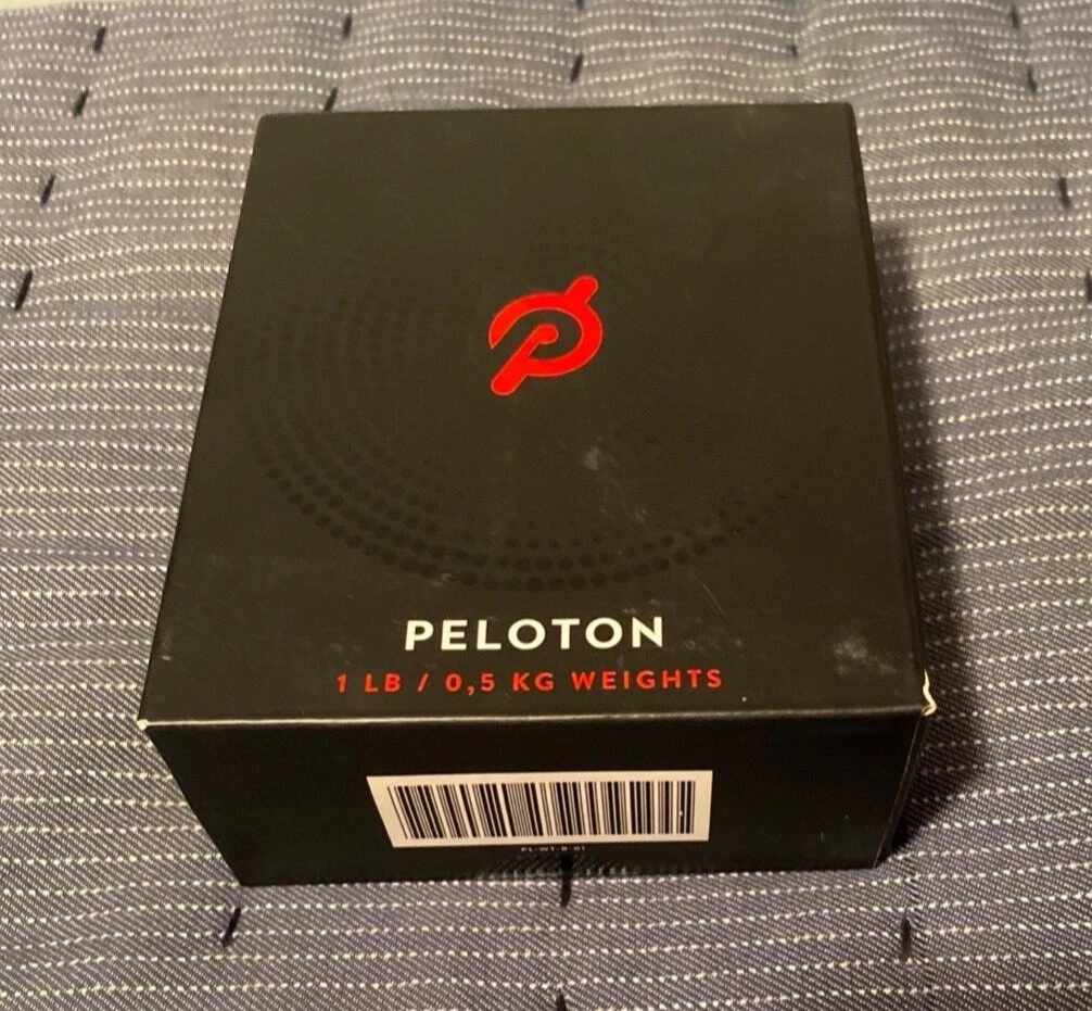 PELOTON 2 PACK OF 1LB DUMBBELL WEIGHT SET SEALED EXERCISE NON SLIP