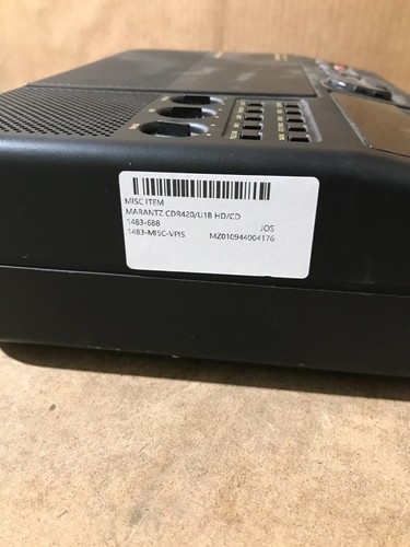 Marantz CDR420 Professional Hard Disk/CD Recorder CDR420/U1B - Picture 7 of 14