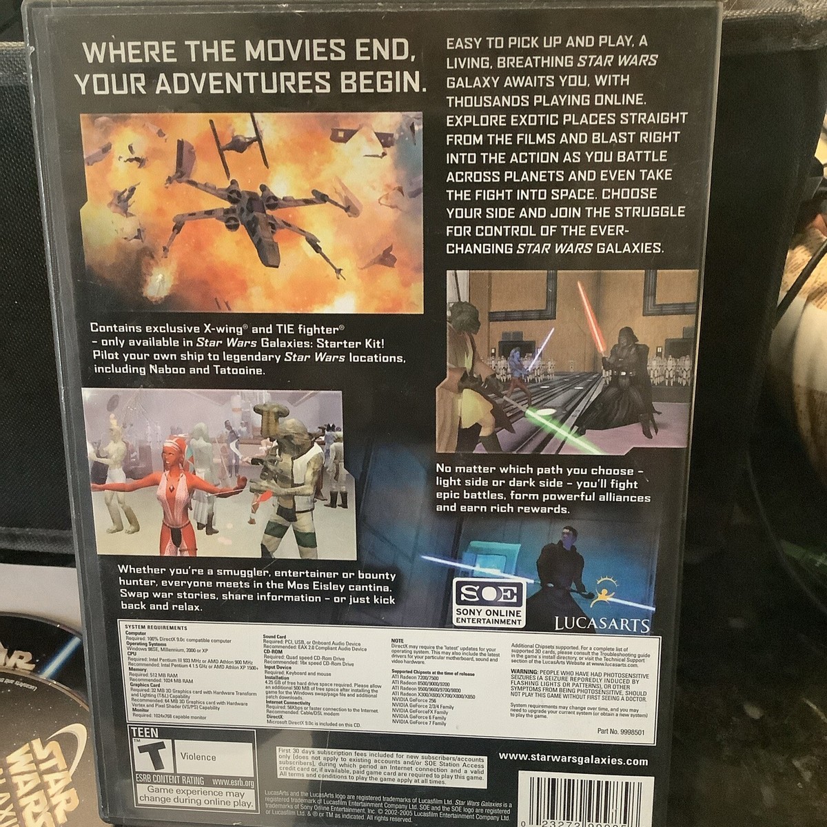 Star Wars Galaxies: Starter Kit (PC) COMPLETE 23272999858| eBay
