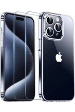 iPhone 15 Pro Case Clear,[Anti-Yellowing][10FT Military Grade Drop Protection]