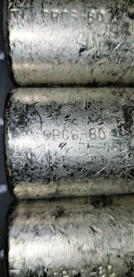 (5) 800 MCM Short Standard Barrel Copper Compression Butt Splice Connectors[C5S4 - Image 2 of 4