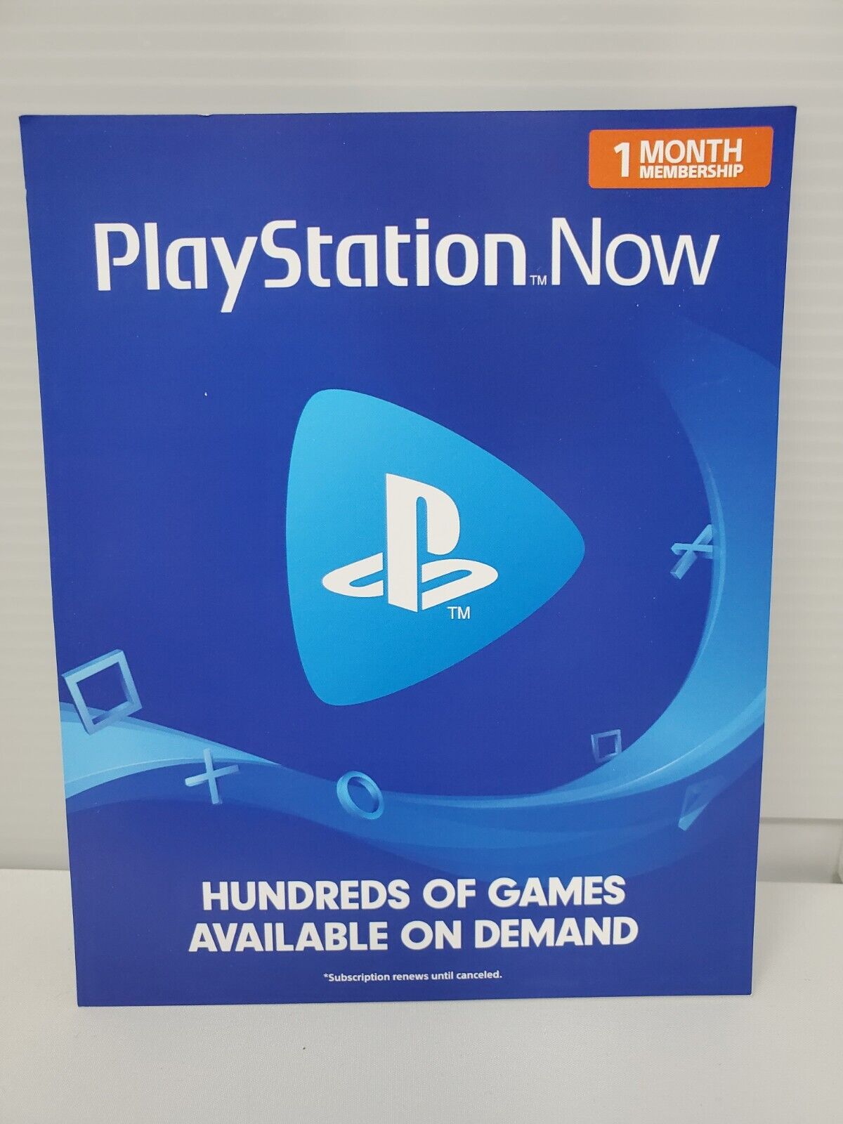 PlayStation PS Now 1 Month Subscription - physical card, valid