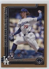 2025 Topps Series 1 Gold /2025 Justin Wrobleski #204 6a8