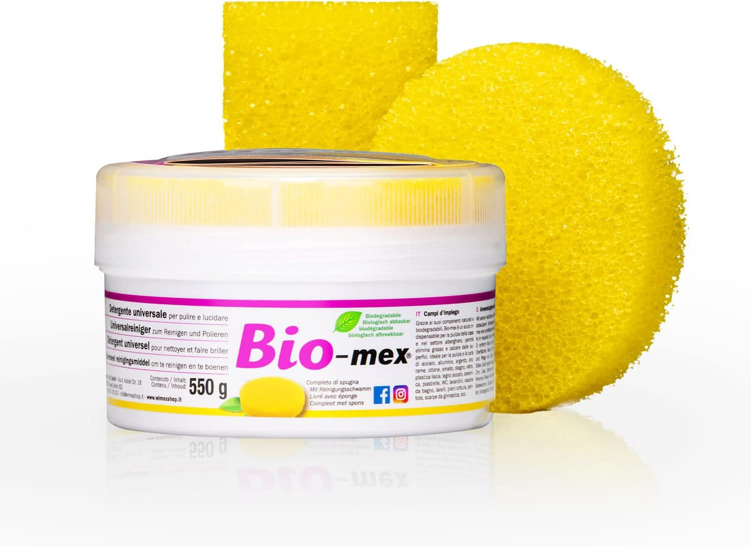 Pasta Pulente Universale 550g per Casa e Auto - Detergente Bio