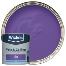 Vinyl Matt Emulsion Purple Passion 720 Interior Wall Ceiling Paint 2.5L Pro Xtra 8.40 per litre