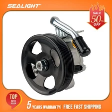 Power Steering Pump w/ Pulley Fits 06-12 14 Kia Sedona 07-08 Hyundai Entourage