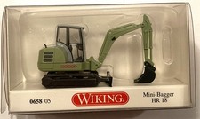 WIKING MINIBAGGER TEREX SCHAEFF HR 18 GEIGER BAU OBERSTDORF EIGENBAU / UMBAU