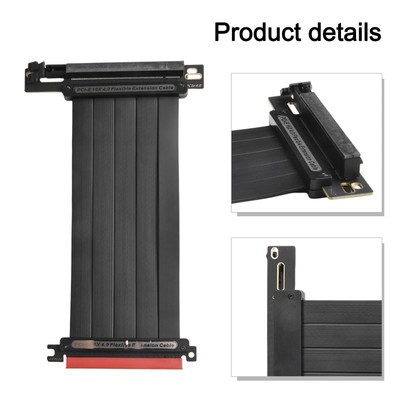 Profi Qualität für PCIE 4 0 X16 Riser Kabel geeignet für Gaming PCs