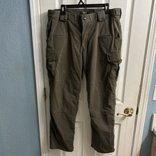 5.11 Tactical Pants Mens 38x32 Olive Green Ripstop Cargo Work Wear Stryke 74369