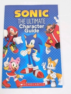 Sonic Ultimate Character Guide Scholastic 2016 PB 1st Print Sega