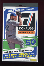 2021 Panini Donruss Baseball Sealed New Hanger Box