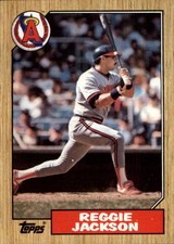 Reggie Jackson cards (1987-2022) Yankees A's Angels - You Choose