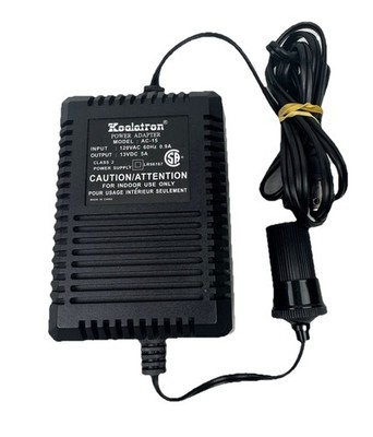 KOOLATRON Model AC-15 Multipurpose Power Adapter 120VAC-13VDC 5A Converter Plug