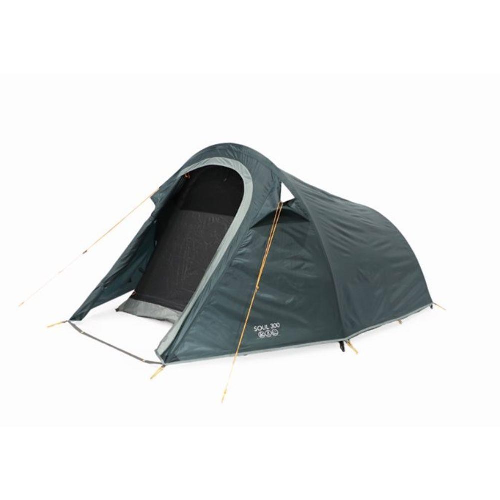 3 Man Waterproof Adventure Tent - Vango Soul 300 Tent (Deep Blue)