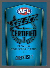 A2623- 2017 Select AFL Certified FB Cards 1-220 -You Pick- 15+ FREE US SHIP