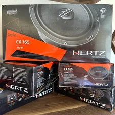 Hertz CX165 Cento 6.5" (16,5 CM) Two-Way Coaxial Speakers - NEW (Pair)