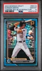 2024 Bowman Draft - Chrome Konnor Griffin #BDC-22 Sky Blue Refractor (RC)