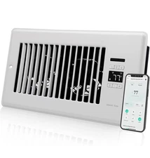 Super Quiet Register Booster Fan for 6" x 10" Register Holes, Smart Register ...