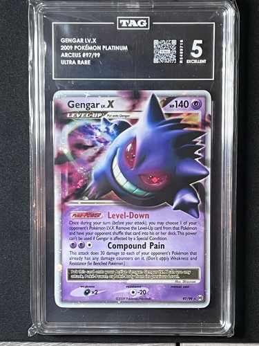 Gengar LV.X graded TAG 5 for sale on eBay