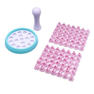 Biscuits Mold Cookie Stamps Letter Cutter Cake Biscuits Mold for DIY Embossed