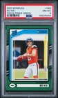 2024 Donruss #369 Bo Nix Press Proof Green PSA 8 RC