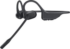 Open Ear Headphones with Mic, Bluetooth Headset with Microphone, Dual Connect Bl