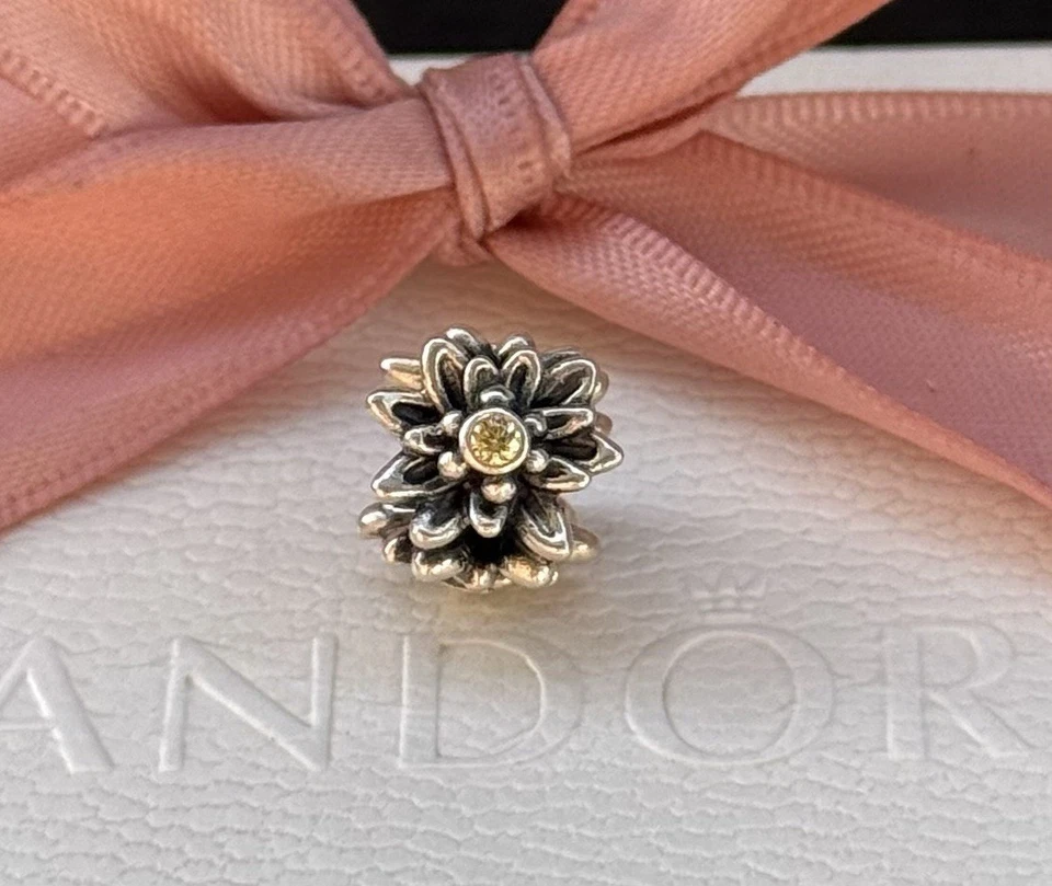 Original Pandora Charm „Edelweiss“925 silber #791176CZY
