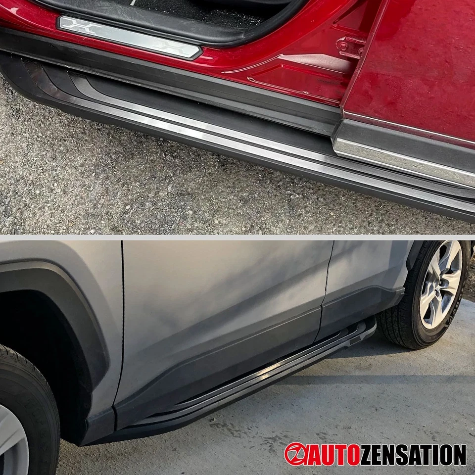 Fit 2019-2025 Toyota RAV4 Aluminum Side Step Nerf Bars Running Boards Pedal 2PC - Imagem 3 de 4