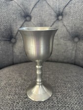 pewter wine goblet