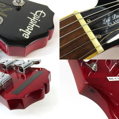 Epiphone Les Paul Classic Cherry H-H, 22F, 2V2T, 3-Way, Used