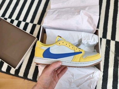Nike Travis Scott x Air Jordan 1 Canary Größe 45