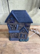 Vintage Ceramic "Haunted House" With Light