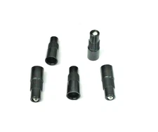 5 Pack Automotive 3/4 inch Plastic Tire Valve Stem Extensions - Made in USA