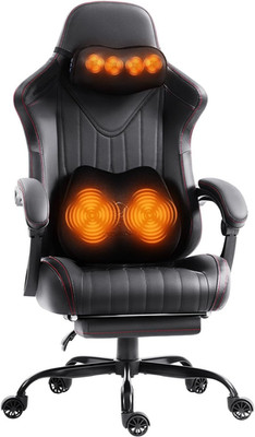 Dowinx Gaming Video Gaming Chair with Shiatsu Neck Massage and Lumbar Support fo