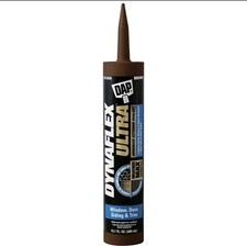 DAP Dynaflex Ultra Sealant 10.1 Oz All Weather Waterproof for Windows Doors Trim