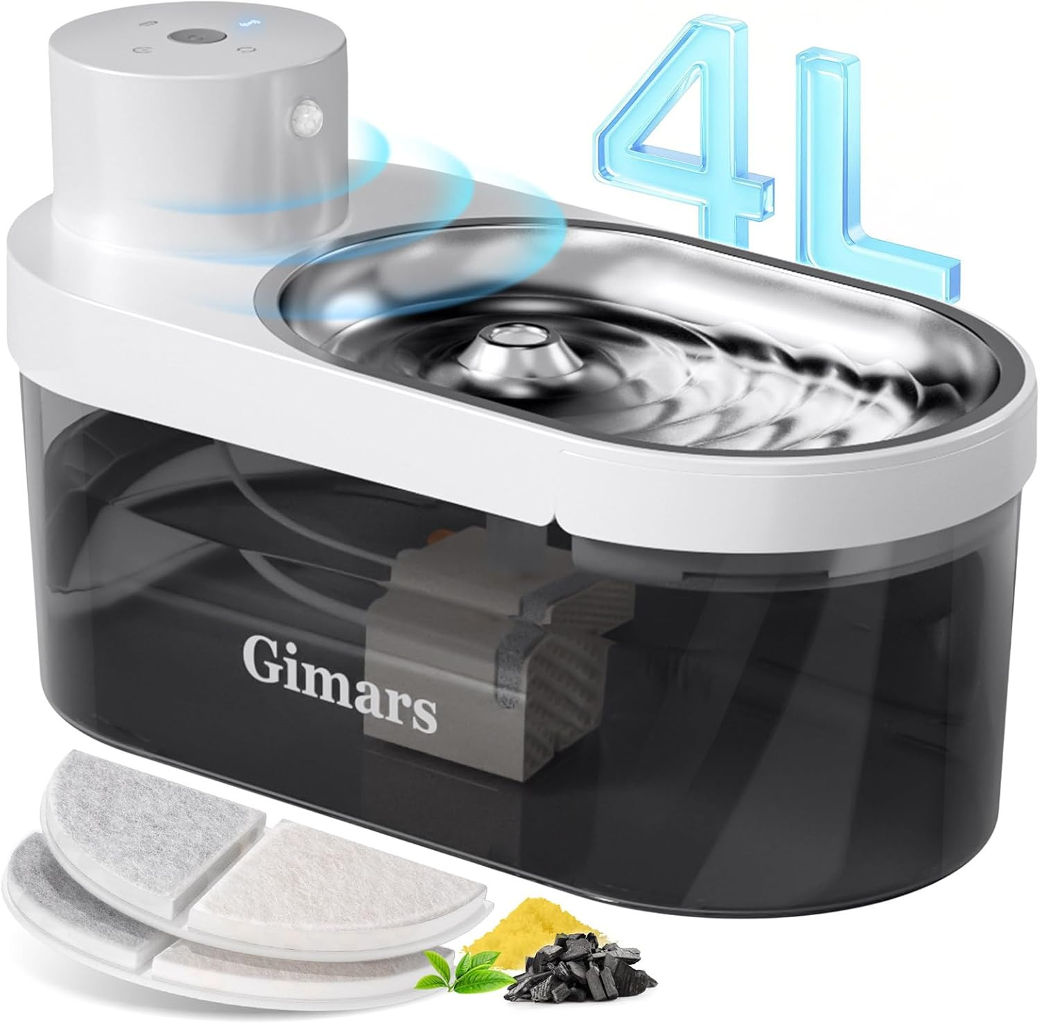 Fontanella Automatica Gatto 4L Batteria 5000mAh e Sensore PIR Smart