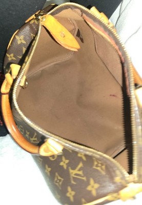 Louis Vuitton Speedy Shoulder Bag 30 Brown Canvas