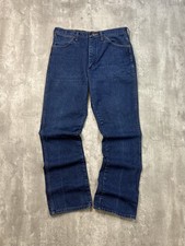Vintage 80s Wrangler Western Style Dark Wash Denim Pants Size 32