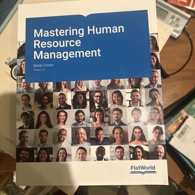 Mastering Human Resource Management Derek Crews Version 1.0 2021 Very Good PB