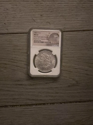 1883-O Morgan Silver Dollar Coin MS Grade 63 NGC Certified 90% Silver
