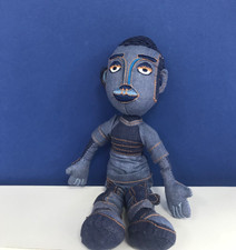 RARE Darren Denim Plush Soft Toy Male Comfort TV Advertisement Figure Rag Doll