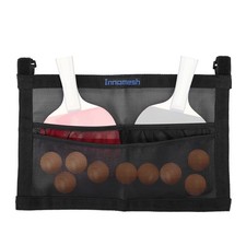 Ping Pong Paddle Case with Mesh Storage Bag, Under Table Tennis Racket Holder...