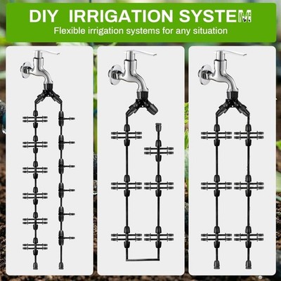 Durable 230FT Drip Irrigation System - Flexible Soaker Hose for All Garden Types