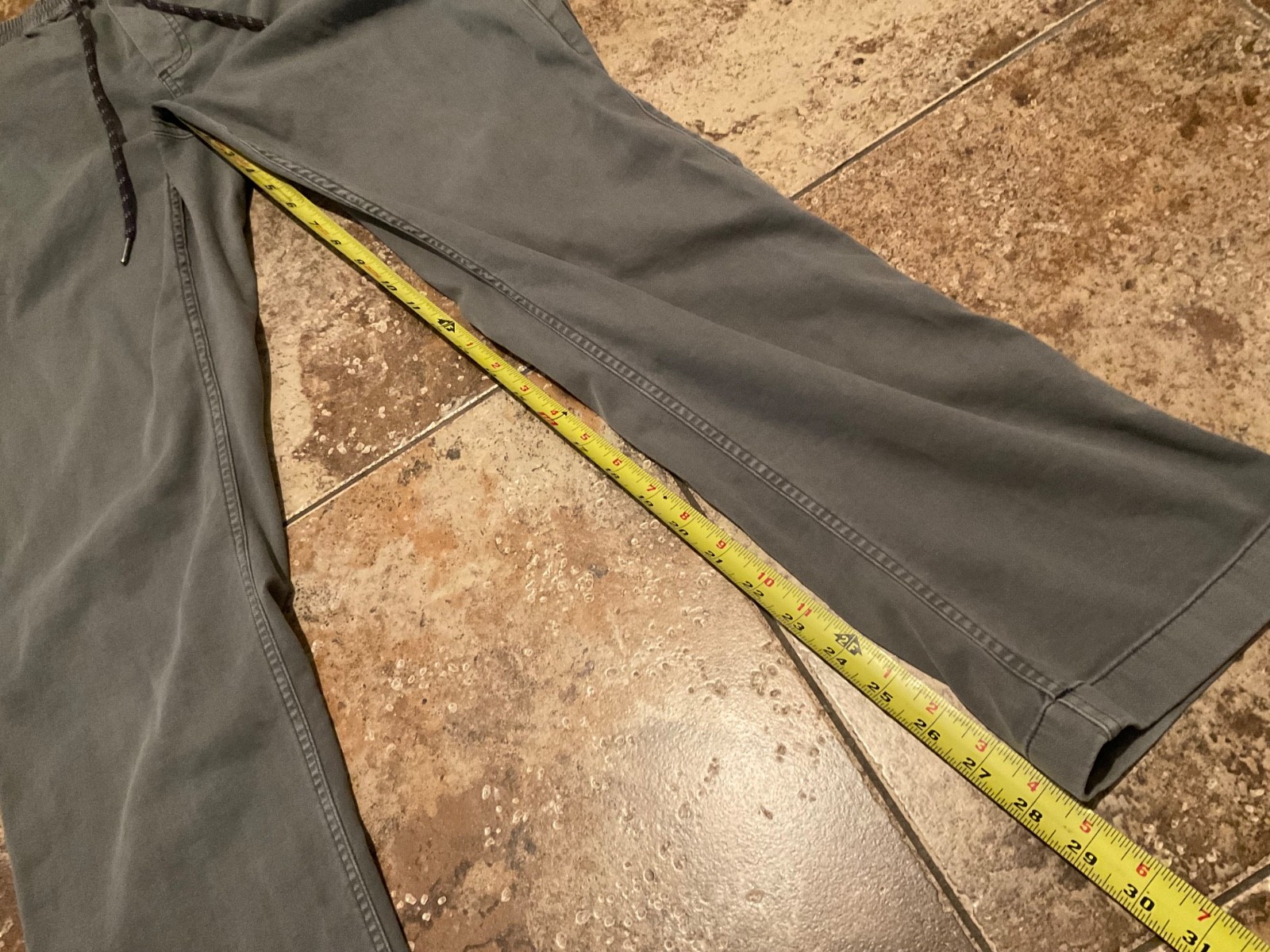 FAHERTY ESSENTIAL DISTRESSED DRAWSTRING ELASTIC P… - image 3