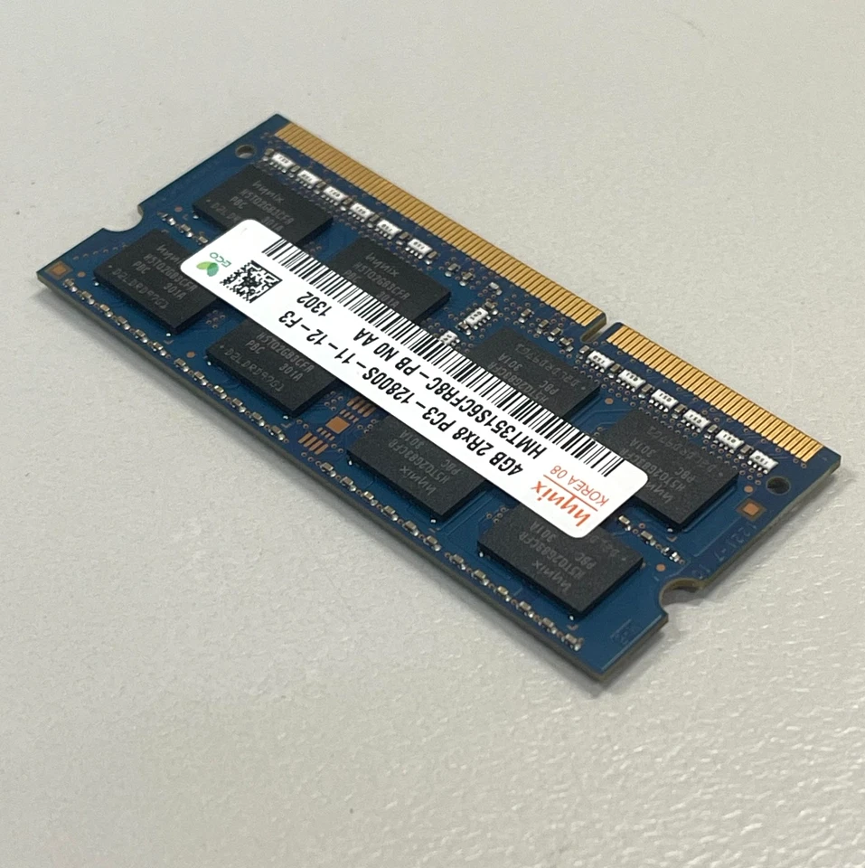 SK Hynix 4GB DDR3 RAM PC3-12800 1600MHz non-ECC Unbuffered CL11 HMT351S6CFR8C-PB - Image 4 of 4