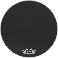 Remo Powermax Ebony Crimplock Bass Drum Head 24 in.
