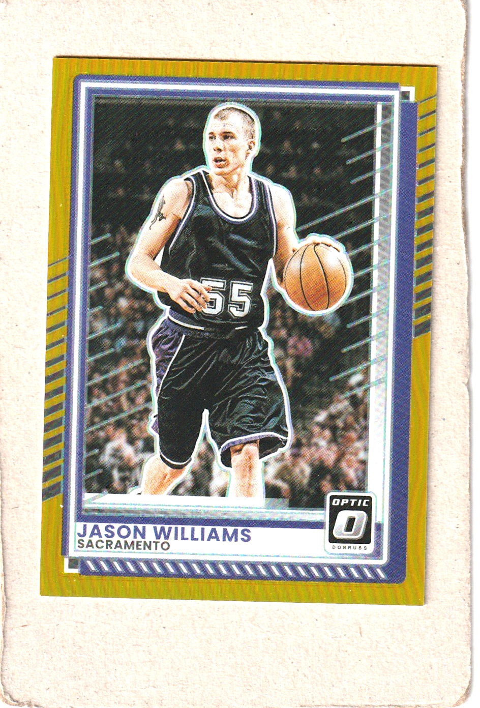 2025-26 Panini Donruss Optic Jason Williams Gold Prizm #04/10 Sacramento Kings